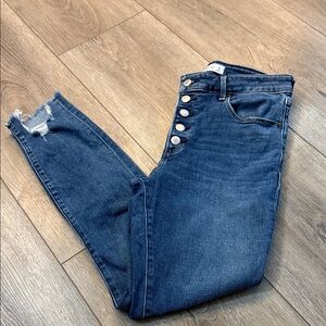 Abercrombie & Fitch High Rise Super Skinny Ankle Jeans